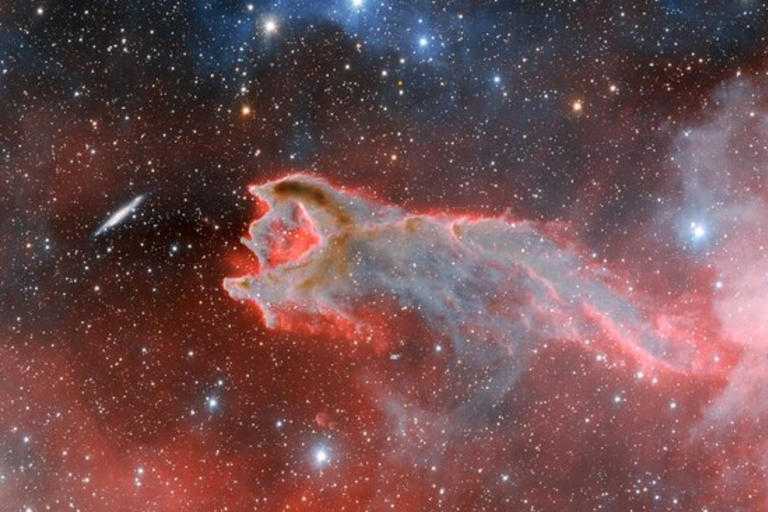  one of many cometary globules present within the Milky Way.